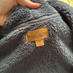 Koolaburra by Ugg Women's  Microfleece & Sherpa Open Cardigan Navy Large Photo 5