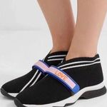 Fendi Rockoko mismatch logo “Love ” tech-mesh knit sneakers size IT 36 US 6 Photo 0