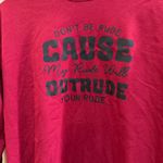 Gildan Red  Heavy‎ Blend 3XL Graphic Sweatshirt Rude Quote Funny Humor Photo 6