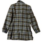 Pendleton Vintage  Blazer skirt Suit 100% Virgin Wool Plaid Yellow/black-‎ Sz12 Photo 9