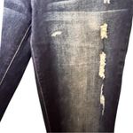 Ymi  Wannabettabutt Dark Wash Distressed Style Jeans Sz 11 Photo 3
