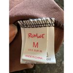 Romwe Y2K Sheer Mesh Overlay Mini Cut Out Babydoll Dress Bow Goth Vampy Prom Read Photo 2