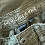 American Eagle AE Snappy Stretch Baggy Cargo Utility Jogger in Olive Green Size 0 Short Photo 7