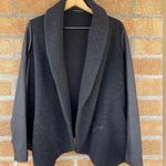 Theory  “Laura” Leather Sleeve cardigan coat medium Photo 0