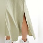 Cotton On linen mix midi shift dress in sage Photo 3