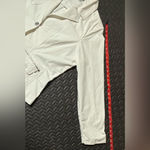 None Women's Y2K White Stretch Blazer With Pockets & Silver Hardware Size 18W Photo 6