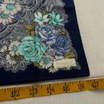 Blue floral print bandana Photo 1