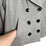 Merona Light Gray Wool Blend Double Breasted Peacoat Photo 3