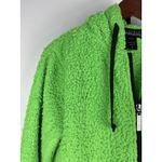 Black Craft‎ Cult Green Sherpa Fleece Full Zip Hoodie Witch Pentagram Size XS Photo 3