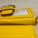 Coach  SoHo Campbell Small Buckle Yellow Leather Wallet Photo 11