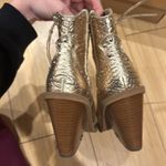 Sam Edelman Iris Studded Western Boot in Gold Photo 10