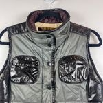 Frauenschuh Vest Women Small Gray Black Cardi Nylon Outdoor Quilted Puffer Retro Photo 2