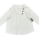 New York Laundry New! NWT Cowl Button Neck Long Sleeve Sweater 1X Photo 0