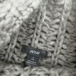 Aerie grey knit pull over mock cowl neck sweater size small Photo 1