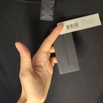 Donna Karan NWT  Sz L Viscose Nylon Black Knit Drop Waist Dress Boat Neck Photo 1