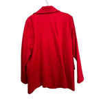 Pendleton  Red 100% Virgin Wool Pea Coat Size XL Photo 7