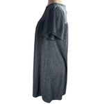 Loft Petite T-Shirt Dress Babydoll Charcoal Smocked Short Sleeve Size XSP Extra Photo 1