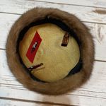 Vintage Mink And Velvet Pillbox Black Photo 1