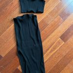Lulus : Set For Life Black Ribbed Bodycon Two-Piece Dress Photo 1