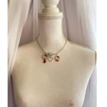 Hello Kitty Silver  red charm heart choker necklace Photo 3