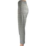 Aritzia  Babaton Black White Plaid Check Mid Rise Skinny Ankle Trousers Pants 0 Photo 1