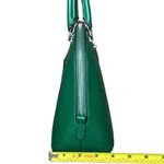 Green Leather Dome Shaped Katy Satchel 2553 & COACH Green Wristlet Photo 12
