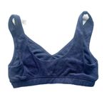 Aerie NWT Offline Recharge Least Support Terry Sports Bra Blue Size Small S NEW Photo 6