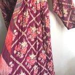 Vintage Afghan/Uzbek Silk Chapan Robe Patchwork Floral & Ikat | Collectors Piece Photo 6