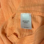 J Jill Women Tunic Top XL Orange Slub Knit Tee Minimal Resort Coastal Beachy Photo 5