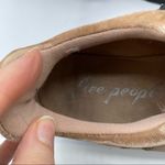 Free People  Pink Velvet Platform Velcro Sneakers 37 Photo 4