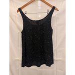 Haute Hippie Y2K Junk Sequin Tank Top 395$ Gala Night Party Date New Year Black Size M Photo 1