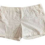 Merona  Size 18 White Plus Size Chino Shorts Photo 0