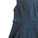 Leifsdottir Anthropologie Sleeveless Black Ruffle Dress Bow Sheath Size Medium Photo 5