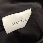 Sleeper  Black Button Down Pajama Top large Photo 4