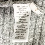 Lou & grey  Sweater Womens Size Small Ribbed Gray Tunic Pullover Off The Shoulder Photo 9