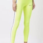Palm Angels Side Stripe Logo Track Leggings Fluorescent Yellow Size S Photo 3