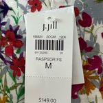 J.Jill Summer Garden Maxi Dress Floral, White Multi, Size M New w/Tag $149 Photo 10