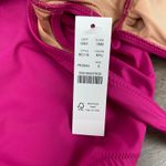 J.Crew Magenta Orchid Ruched V Neck One Piece Swimsuit Sz.6 NWT Photo 7