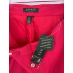 NEW Ralph Lauren Geranium Pink Silk Trousers Size 8P 8 Petite Pants Photo 3