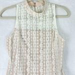 Endless Rose  Lace Pleat Mini Dress Size XS Off White Graduation Bride NEW Photo 2