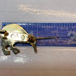 New Zealand Paua Shell Kiwi Bird Pin Photo 2