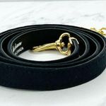 Black Faux Leather Belt Butterfly Charm Gold Chain Accents Medium (M) ✨ Photo 3