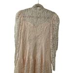 Vintage 80's Scott McClintock Womens Peach Victorian Style Lace Dress Small/Med? Size undefined Photo 2