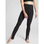 Athleta  Aura Split Pant High Rise Leggings‎ Black Small Yoga Athleisure Photo 1