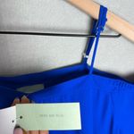 Skies Are Blue Women’s Off the Shoulder Blue Chiffon Dress Bell Sleeve size XS Photo 6