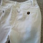 Faherty  Women 8-Wale Corduroy Pants Size‎ S White Cream Cropped 27" Inseam Photo 3