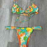 Kulani Kinis  Sunkissed Soul Bikini Medium Ruffle Top Small Ruched Thong Bottom Photo 0