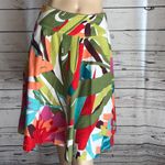 Final Touch  bright tropical floral skirt women's size S Small‎ Photo 1