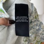 7 For All Mankind Floral Green and Blue Women's Top Size XS Photo 7