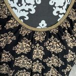 Michael Kors MICHAEL Black & Gold Top Size Small Photo 1